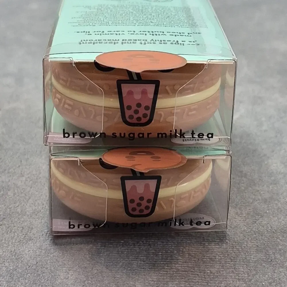 The Creme Shop Macaron Mauve Tinted Lip Balm Lot of 2 Vitamin E Shea Butter